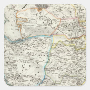 Middle East, Afghanistan Square Sticker