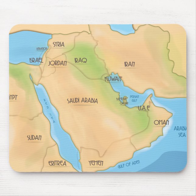 Middle East Mouse Pad (Front)