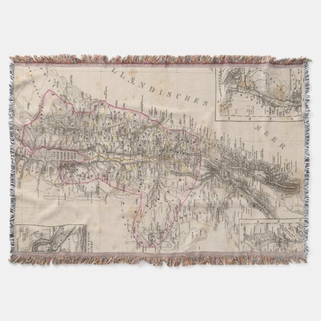 Middle East, Palestine Throw Blanket (Front)