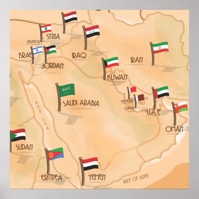 Middle East Poster (Front)