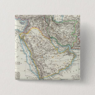 Middle East, South Asia 15 Cm Square Badge