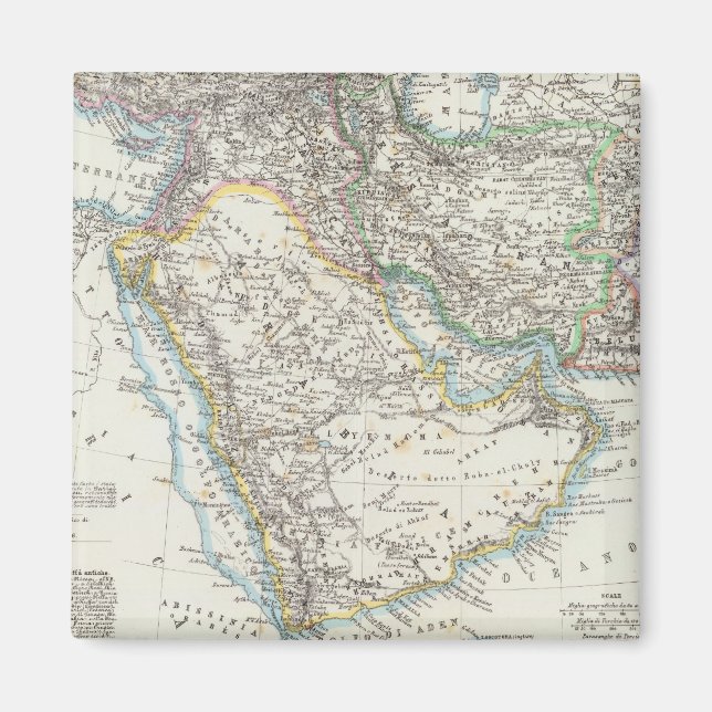 Middle East, South Asia Magnet (Front)