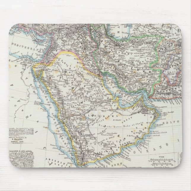Middle East, South Asia Mouse Pad (Front)