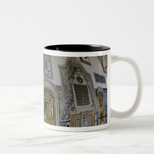 Middle East Turkey and city of Istanbul with the 2 Two-Tone Coffee Mug