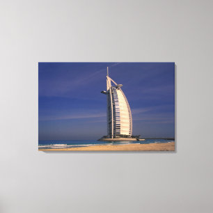 Middle East, United Arab Emirates, Dubai, Burj Canvas Print