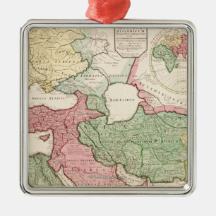 Middle EastPanoramic MapMiddle East Metal Tree Decoration