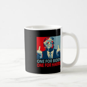Middle Finger Biden Harris Republican American Fla Coffee Mug