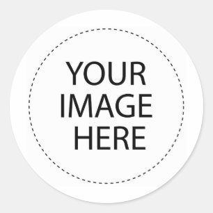 Middle Finger Fire Classic Round Sticker