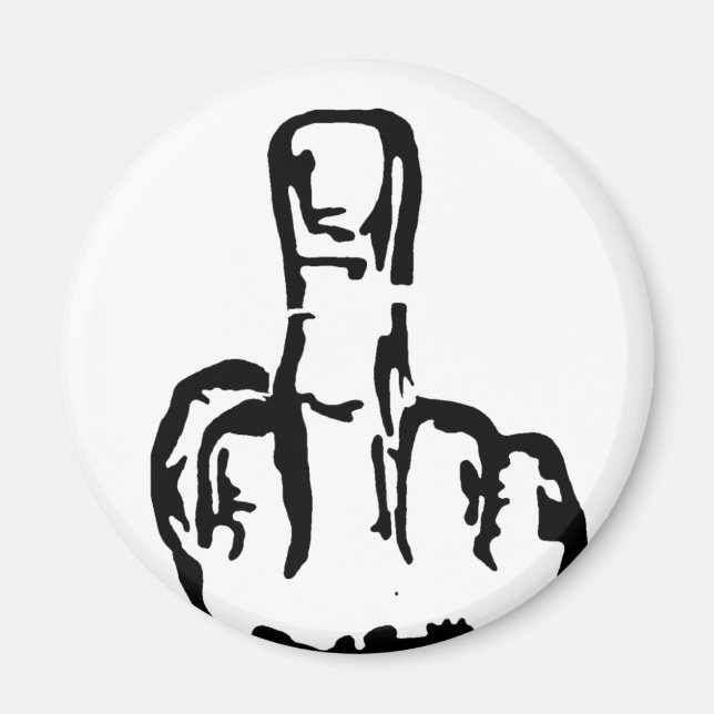 Middle Finger Magnet (Front)