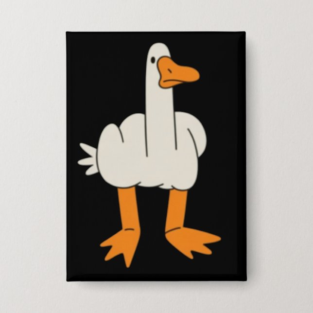 Middle Finger Seagull Humour Funny Gesture Flip Of (Front)