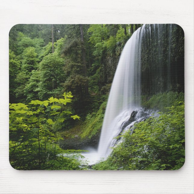 Middle North falls, Silver Falls State Park, Mouse Pad (Front)