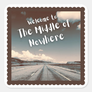 Middle of Nowhere Sticker