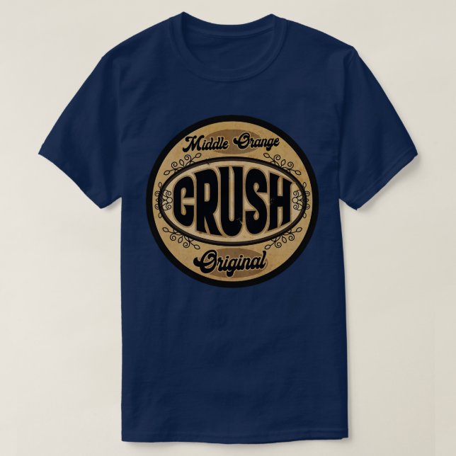 Middle Orange Crush T-Shirt (Design Front)