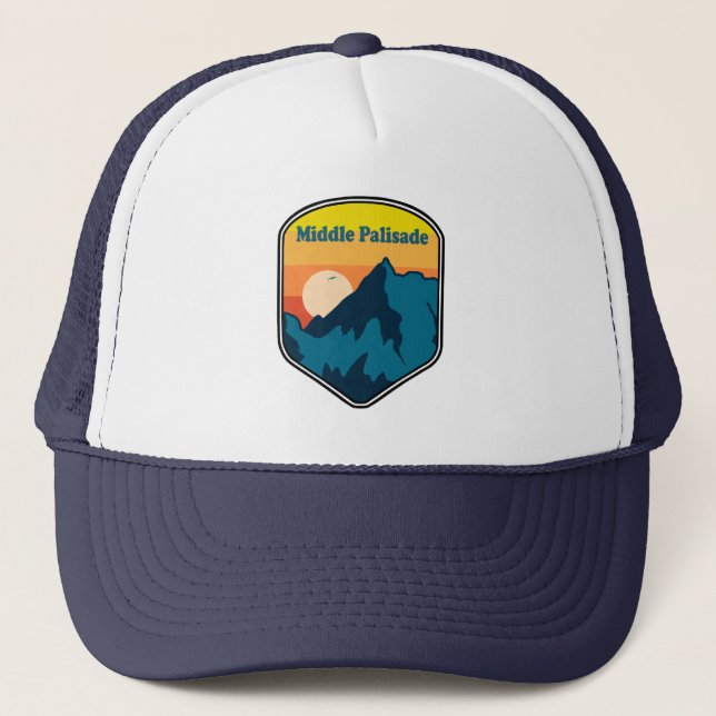Middle Palisade California Sunrise Trucker Hat (Front)