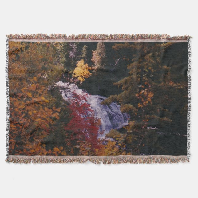 Middle Potato Falls throw blanket (Front)