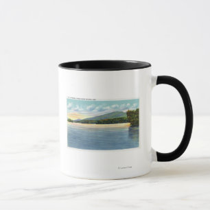 Middle Saranac Lake View of Mount Ampersand Mug