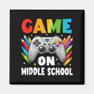 Middle School Gaming Back To School Gamer Game Magnet
