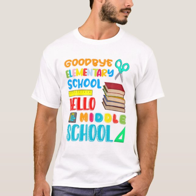 Middle School Graduation Elementa T-Shirt (Front)