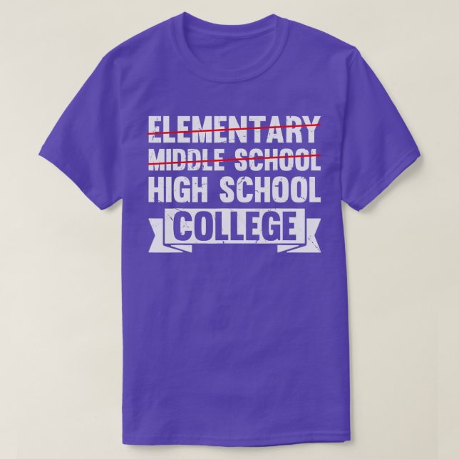 Middle School Graduation Junior High Graduation    T-Shirt (Design Front)