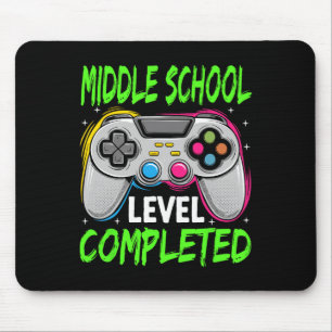 Middle School Level Complete Gamer Cl Of 2025 Grad Mouse Pad