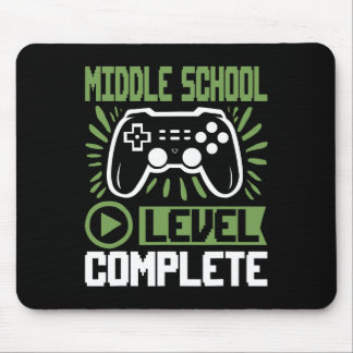 Middle School Level Complete Gamer Cl Of 2025 Grad Mouse Pad