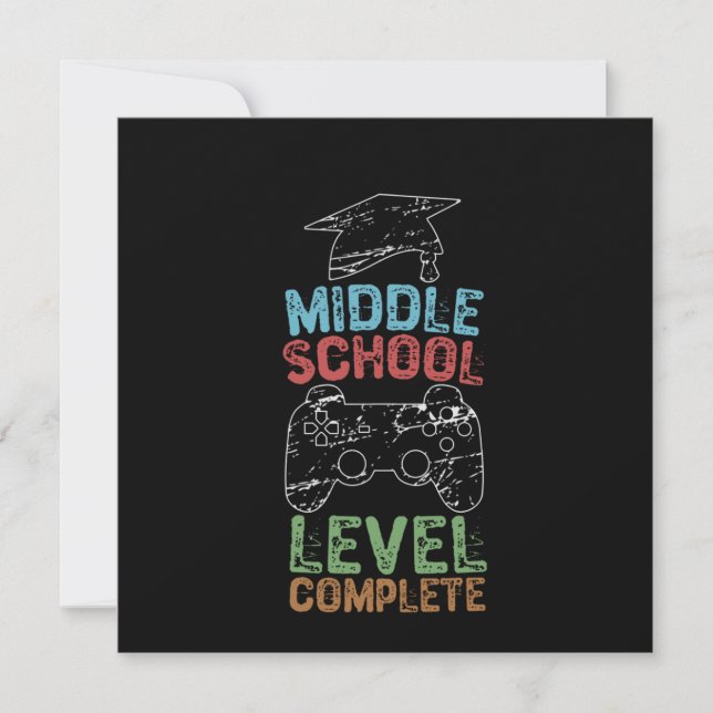 Middle School Level Complete Invitation (Front)