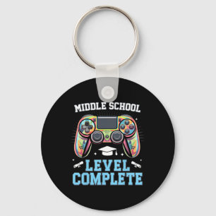 Middle School Level Complete Last Day Of School Ga Key Ring