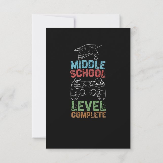 Middle School Level Complete Thank You Card (Front)