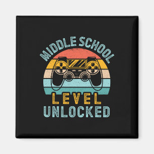 Middle School Level Unlocked Video Game Byck To Sc Magnet