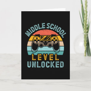 Middle School Level Unlocked Video Game Ck To Scho Card