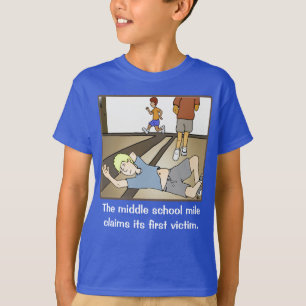 Middle School Mile Men's Black T-Shirt