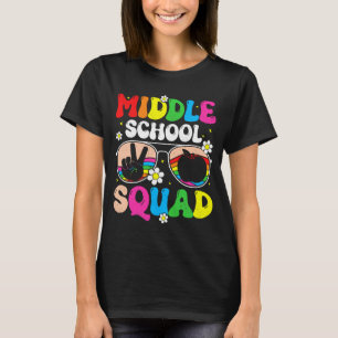 Middle school squad middle teachers students back T-Shirt