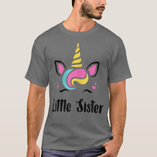 Middle Sister  Cute Magical Unicorn Siblings Match T-Shirt