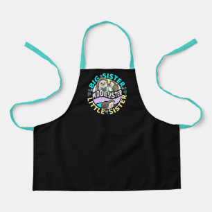 Middle Sister is a Big and Little Sister Apron
