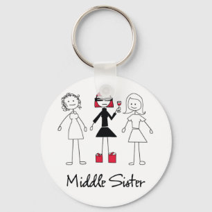 Middle Sister Keychain