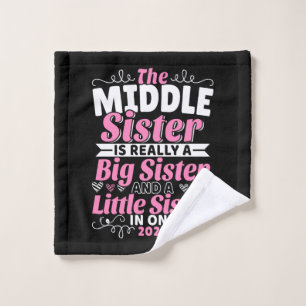 Middle Sister New Big Sister 2024 Wash Cloth