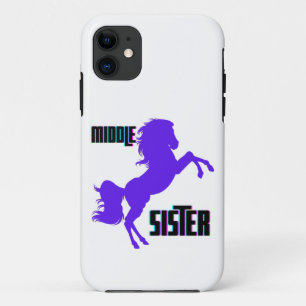 Middle Sister Purple Pony Rearing Case-Mate iPhone Case