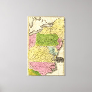Middle States 3 Canvas Print