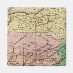 Middle States Olney Map Magnet