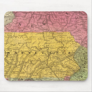 Middle States, USA Mouse Pad
