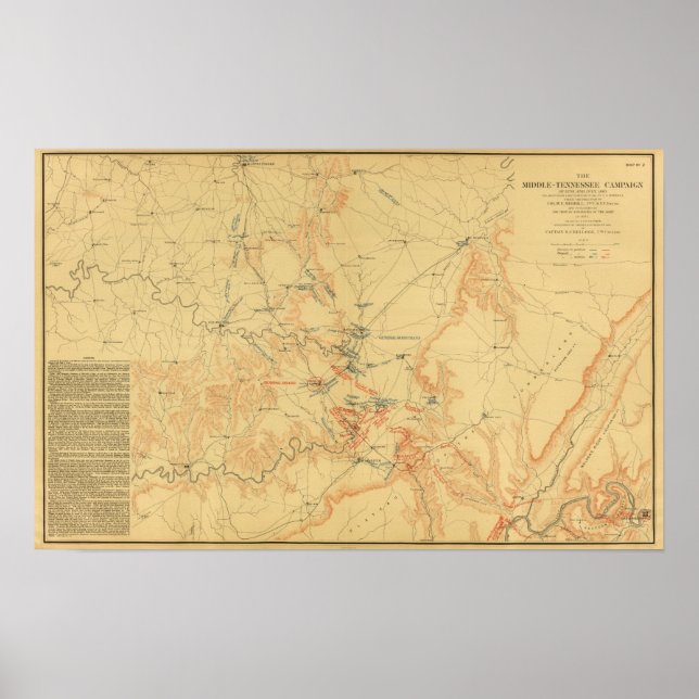 Middle Tennessee Campaign Poster (Front)