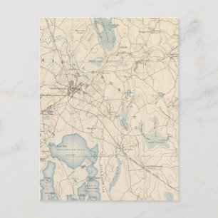 Middleborough, Massachusetts Postcard