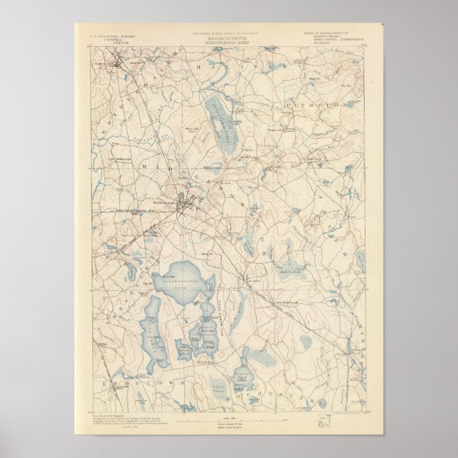 Middleborough, Massachusetts Poster (Front)