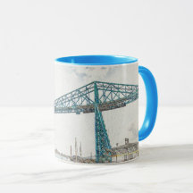 Middlesbrough Transporter Bridge Artistic Sketch