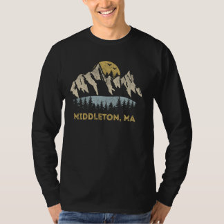 Middleton Massachusetts Mountain Sunset Sunrise MA T-Shirt