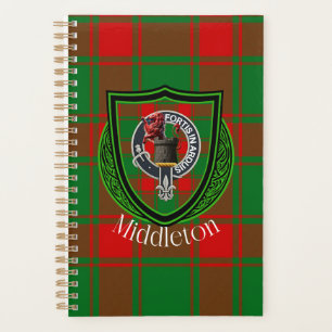 Middleton Scottish Clan Tartan & Crest Planner