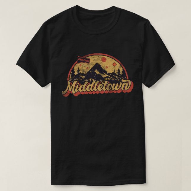 Middletown, Connecticut T-Shirt (Design Front)