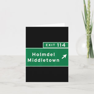 Middletown Holmdel Nj New Jersey Garden State Park Card