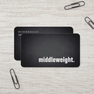 middleweight. Modern Blackboard Professional Business Card