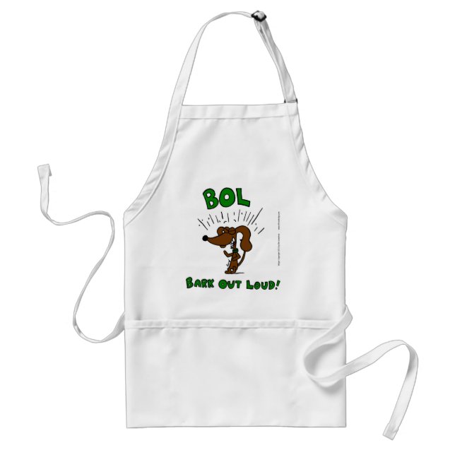 Midge "BOL Bark Out Loud" Apron (Front)